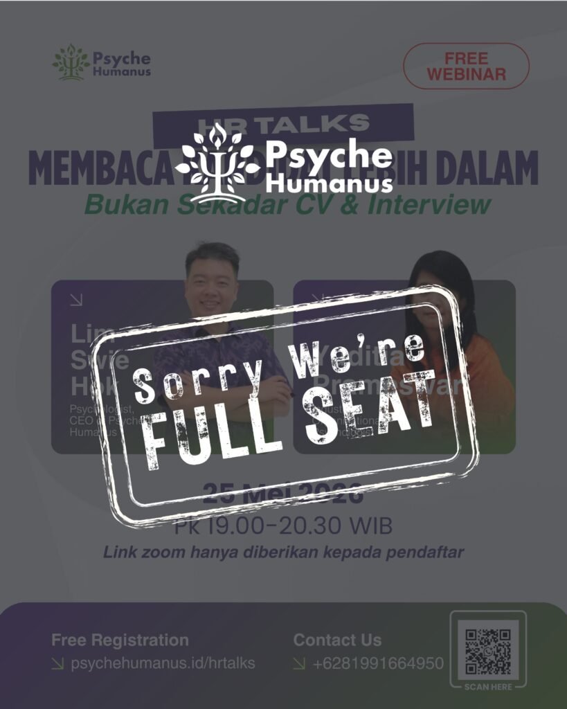 Full Booked - HR Talks Mei